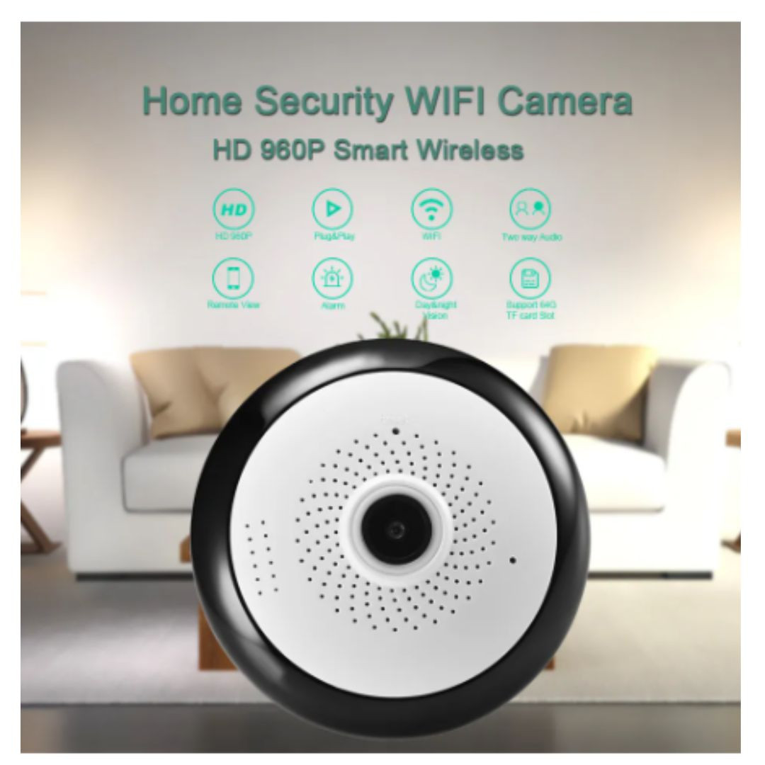 Camara  v380 Grande Lente Ojo de pez